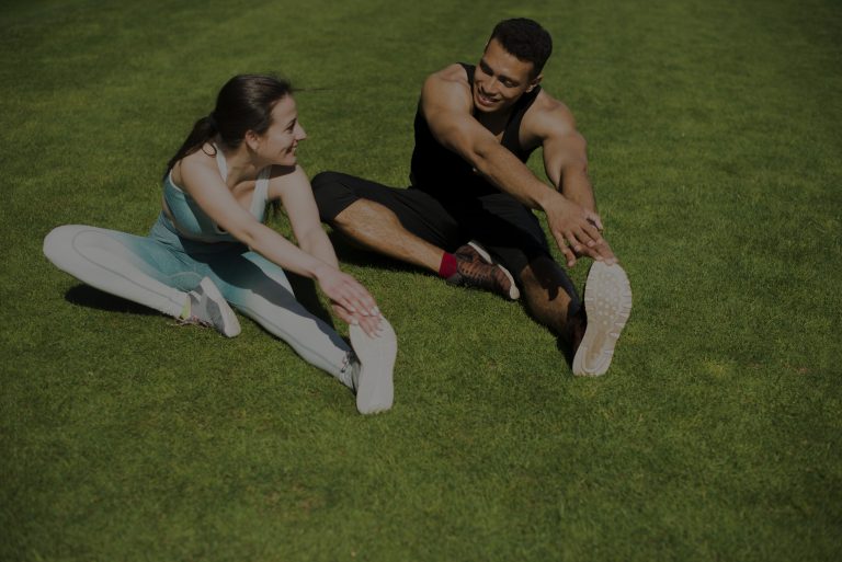 person exercising outdoors during addiction recovery program